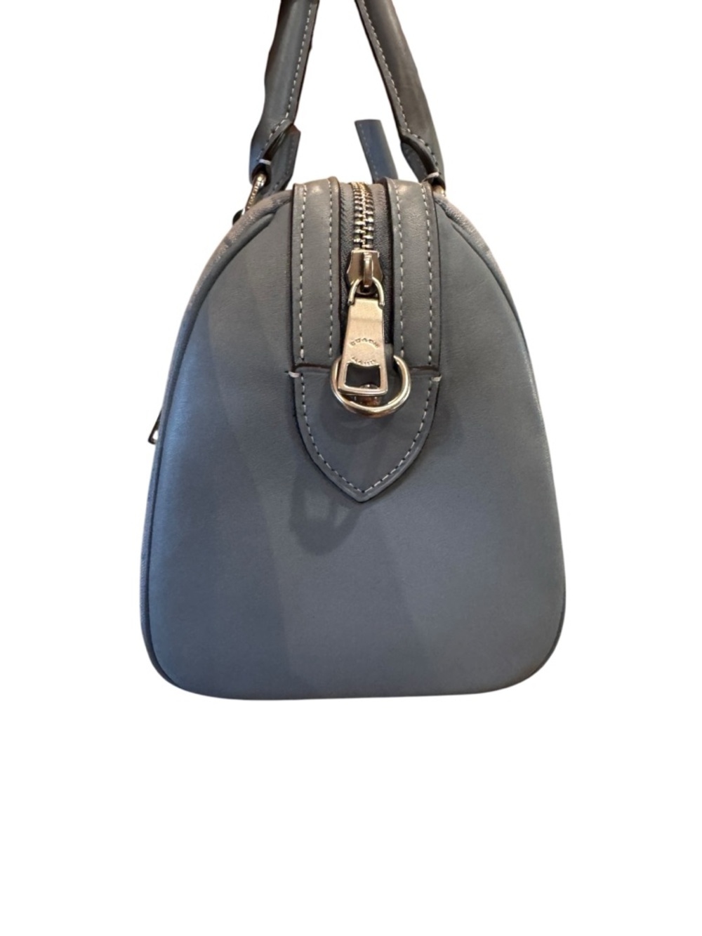 Coach - 2023 Rowan Satchel - Signature Chambray - BEAUTIFUL No Call Outs - Picture 4 of 11